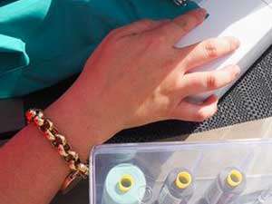 Stock photo of sewing kit